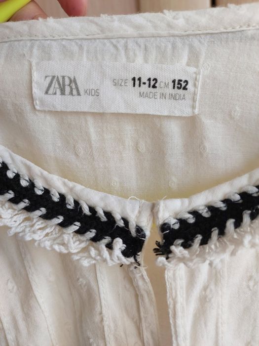 Ніжна вишита блуза Zara Kids 11–12 років (152 см)