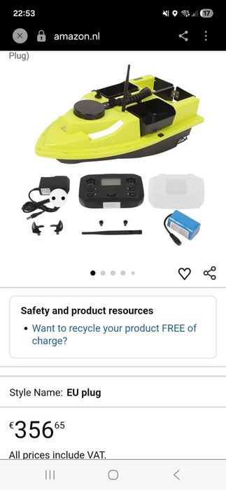 Barco novo para engodo/anzóis ou redes