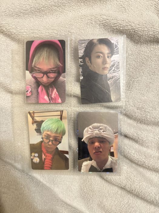 К поп карти G dragon/j hope/jungkook/j hope/loona: 170 грн