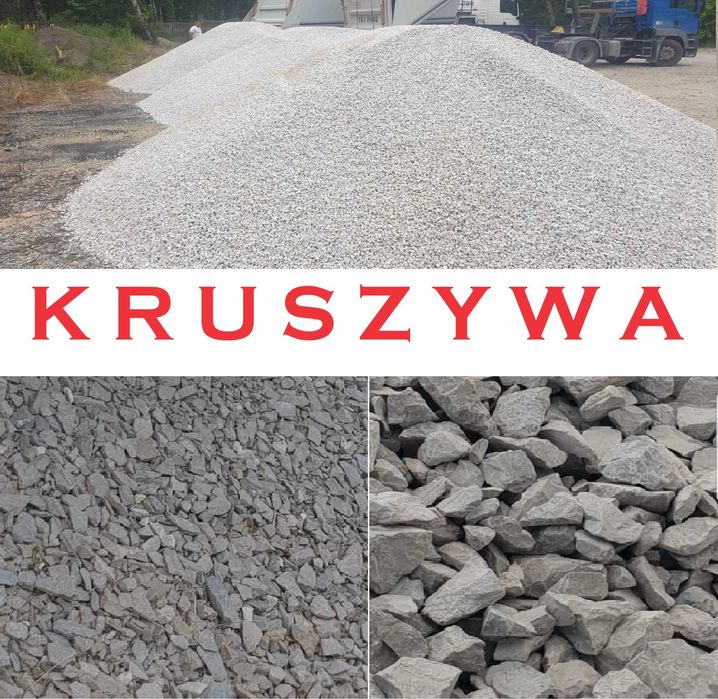 Kruszywo Drogowe z Dostawą 28 T,Kliniec,Tłuczeń, Grysy -RÓŻNE FRAKCJE!
