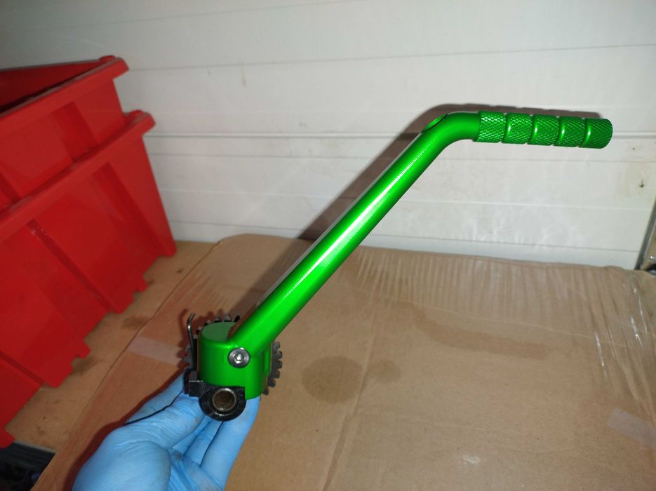 Kawasaki kx 250 wałek kopki kopka anoda zielona