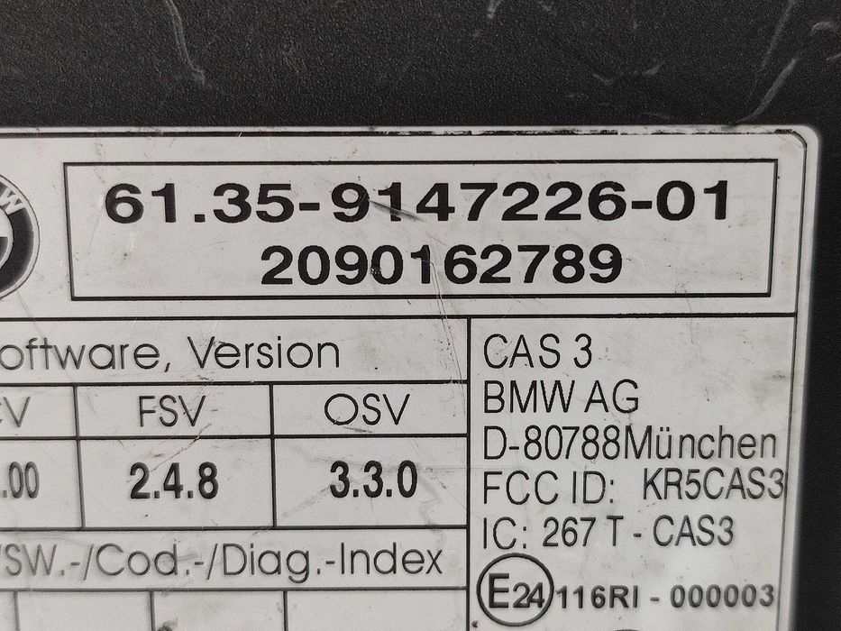 Moduł komfortu BMW E90 E87