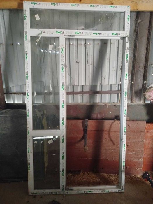 Балконний блок, двері + вікно, 1240х2340