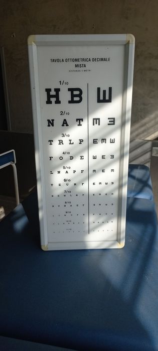 Objeto para fazer exames oftalmologia