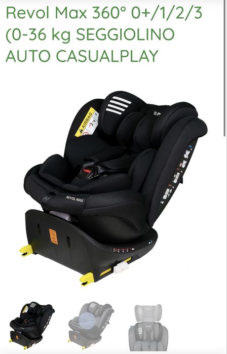 Cadeira auto Revol Max 360