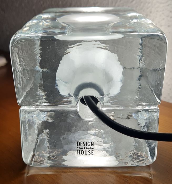 Candeeiro de vidro Block Lamp of Design House of Stockholm