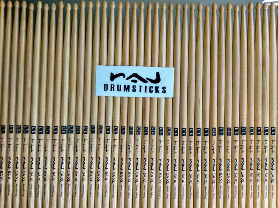 RAJ Baquetas para bateria / percussão / drumsticks.