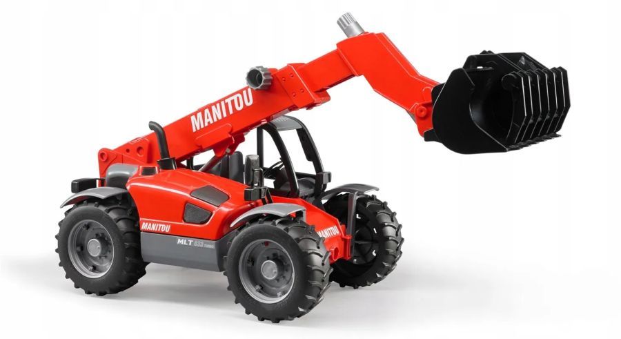 BRUDER Manitou MLT 633 ładowarka teleskopowa 1:16 chwytak Niemcy