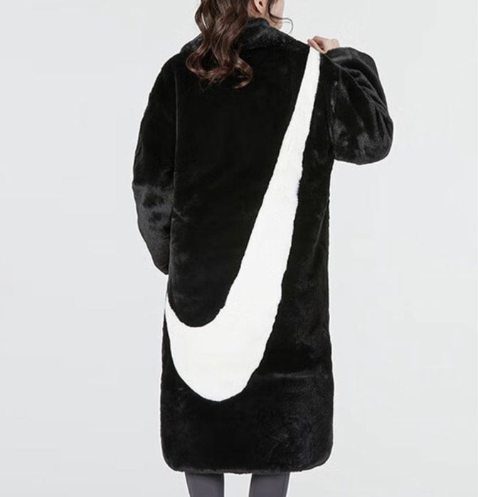 Оригінальна Нова Екошуба Nike W Nsw Fx Fur Gfx Aop Розмір XL