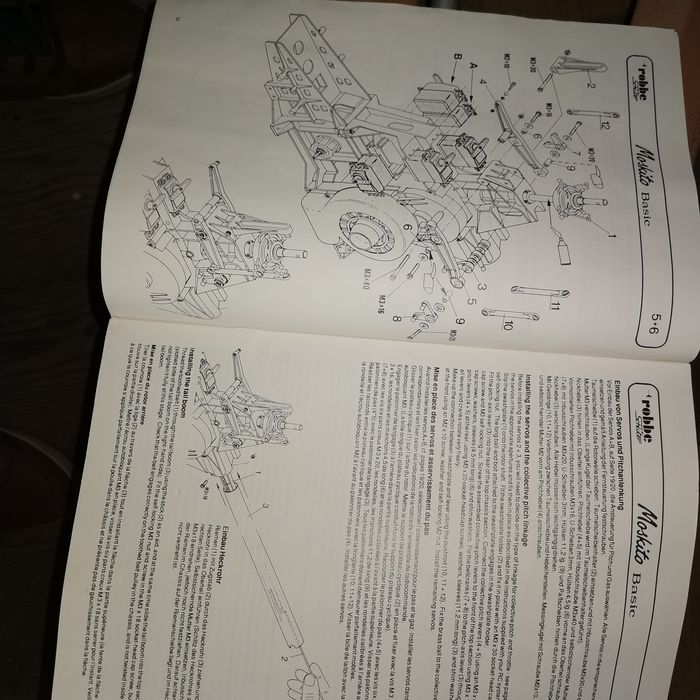 Helicoptero RC Moskito da Robbe.