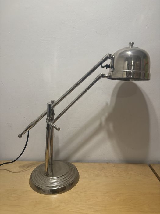 Luminária vintage, cromada