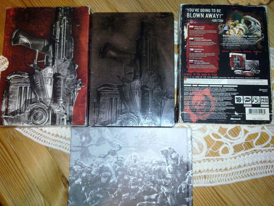 Gears of War 2 Limited Edition xbox 360 stan IDEALNY Steelbook PL