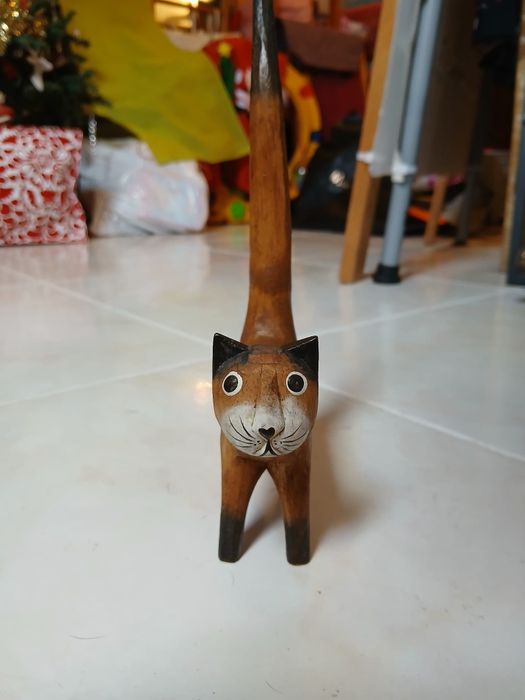 Gato de decoração pequeno