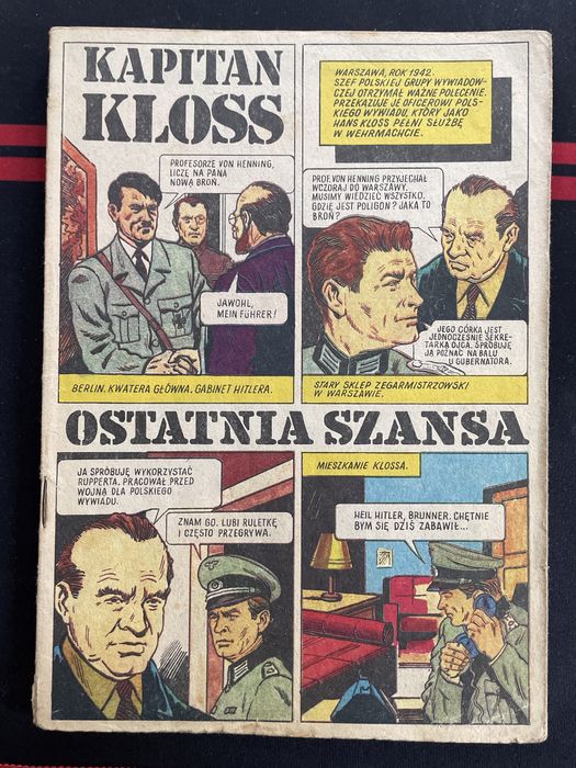 Komiks  Kapitan Kloss nr 3 Ostatnia szansa
