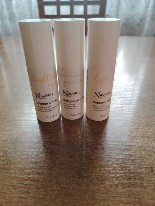Nacomi serum 3x prawie całe