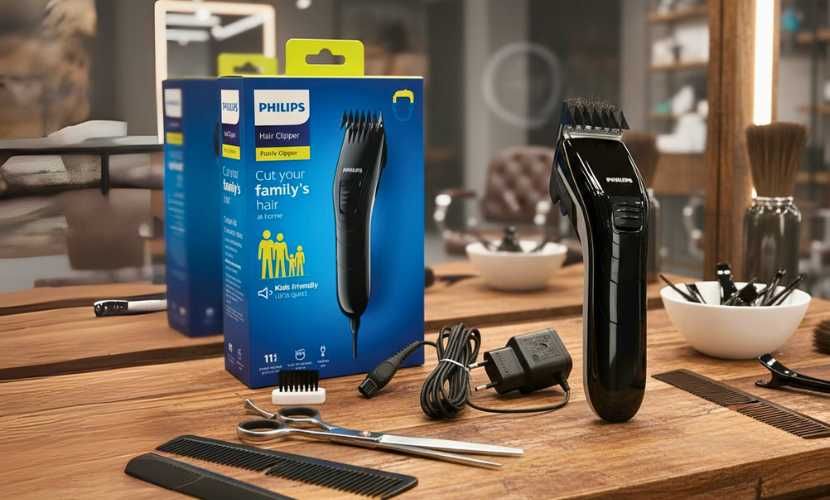 Maszynka Philips do włosów dla całej rodziny cicha i łatwa w użyciu