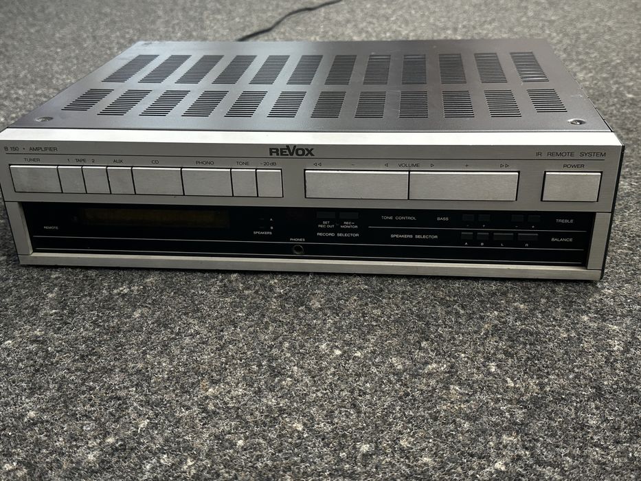 Revox B150. Oryginalny pilot i instrukcja