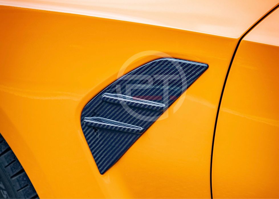 Жабры на крылья накладки M3 M4 M Performance BMW G80 G81 G82 Карбон