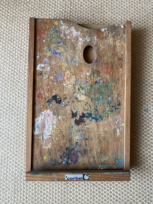 Paleta de pintor vintage - Corbel
