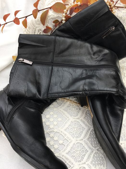 Kozaki damskie skorzane 37 Ochnik