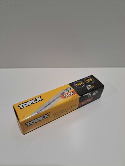 TOP TOOLS Lampa halogenowa zewnętrzna z czujnikiem ruchu 150W żarówka