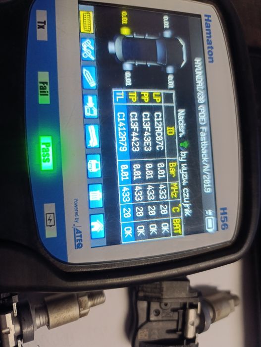 Czujniki ciśnienia TPMS Hyundai Elantra i30 Kona Kia Sportage D4100 4x