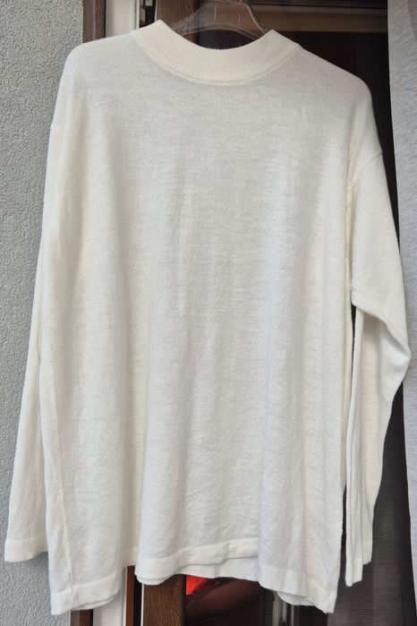 Biały półgolf damski duży roz 3XL/4XL