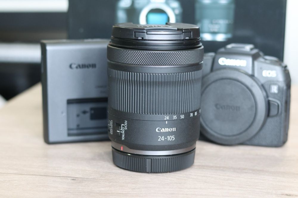 Canon eos rp +  lente rf 24-105mm f/4-7.1 is