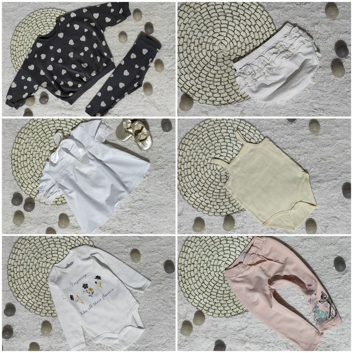 Mega Paka Newbie H&M Next name it TU 40szt Lato 80-86