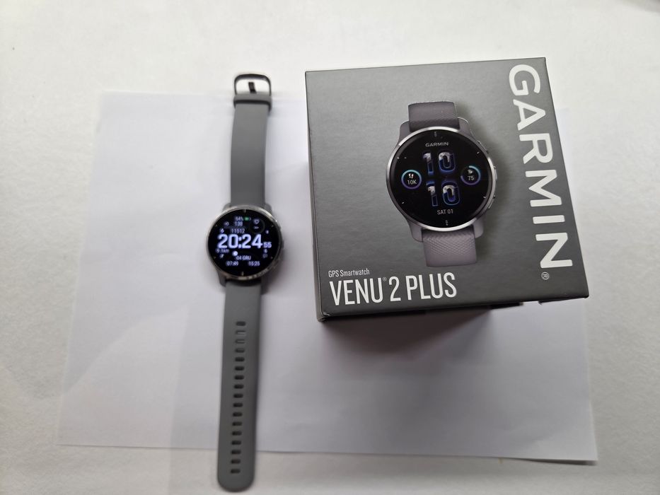 Garmin Venu 2 plus z dodatkowym paskiem