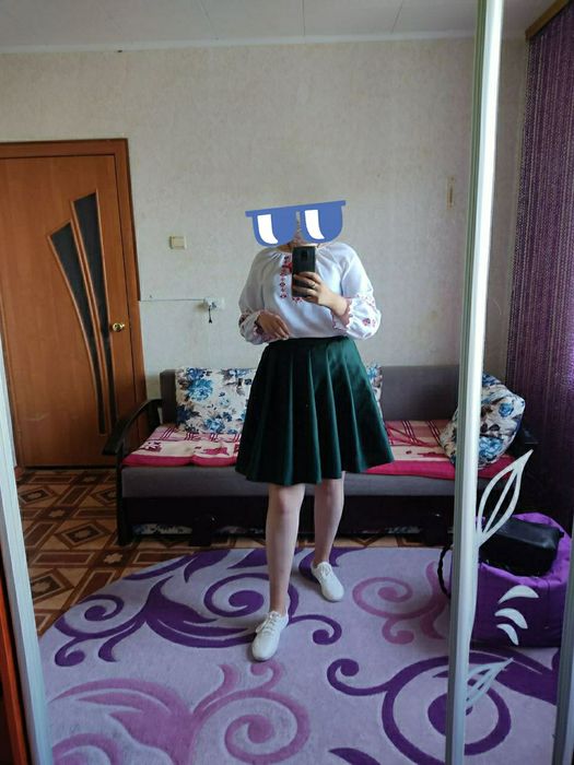 Спідниця в складку.