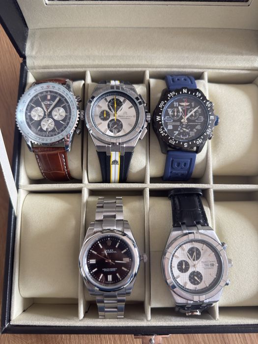 Sprzedam 5 zegarków rolex breitling maurice lacroix