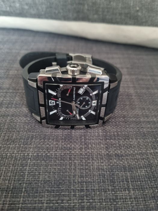 Damski zegarek Edox chronograf