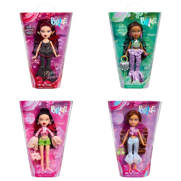 Лялька Bratz Fashion Pixiez Sasha Jade Lina Yasmin Collectible Fantasy
