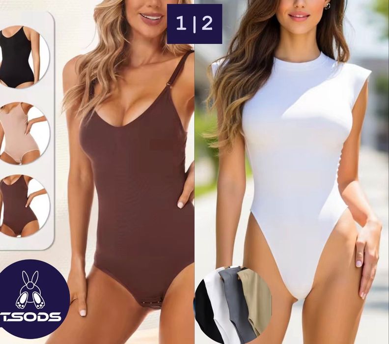 Корректирующий боди Скимс базовый топ с плечами утягивающие белье СМЛ