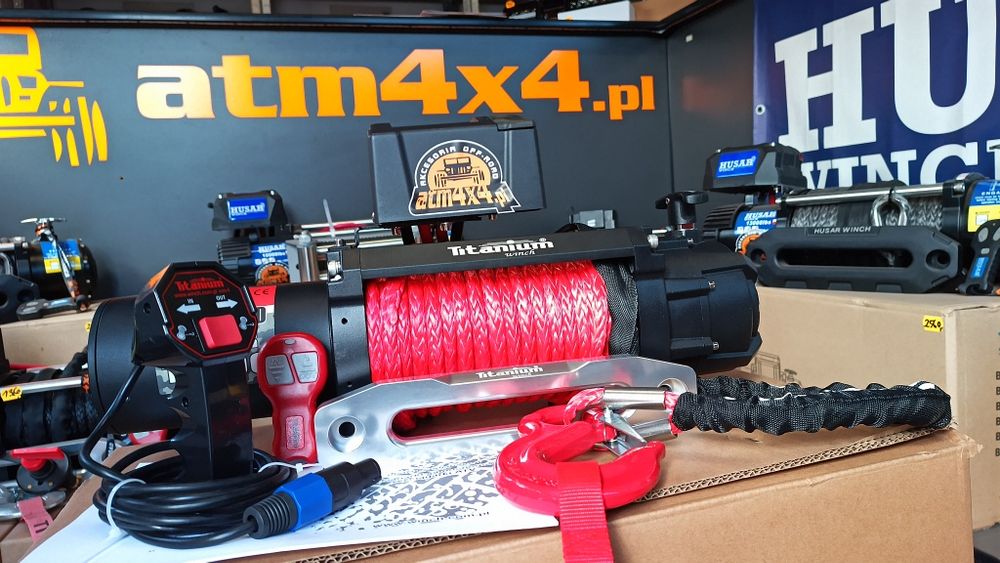 Wyciągarka  Hunter 12000 FAST SPEED gw.f.vat sklep ATM4X4.PL