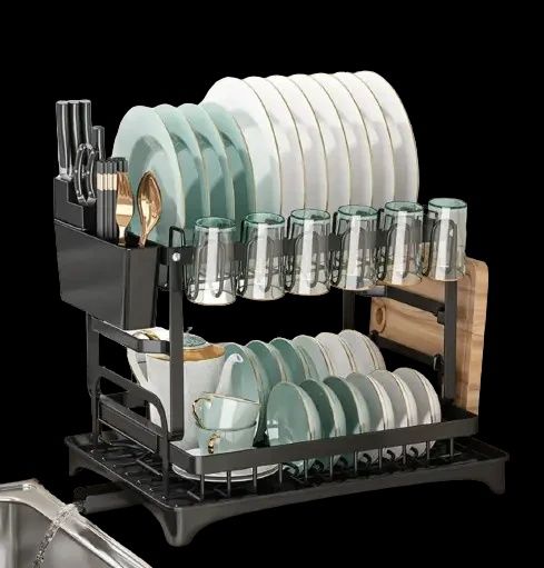 Сушилка двухуровневая для посуды