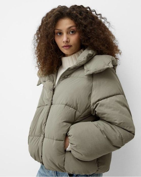 куртка пуховик Bershka М