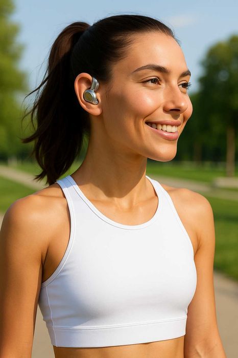 Жіночі бездротові Bluetooth навушники у футлярі-сумочці з павербанком