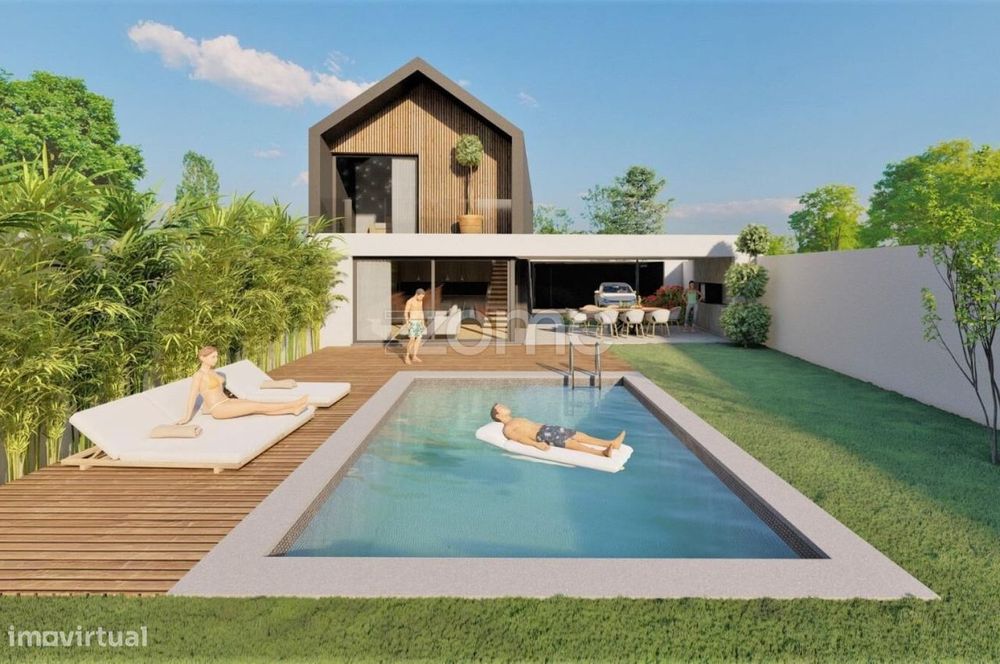 Projeto aprovado de Moradia T3+1 Duplex