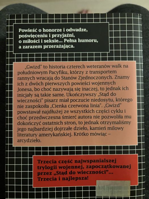 James Jones „Gwizd”. Kontynuacja „Stąd do wieczności”.