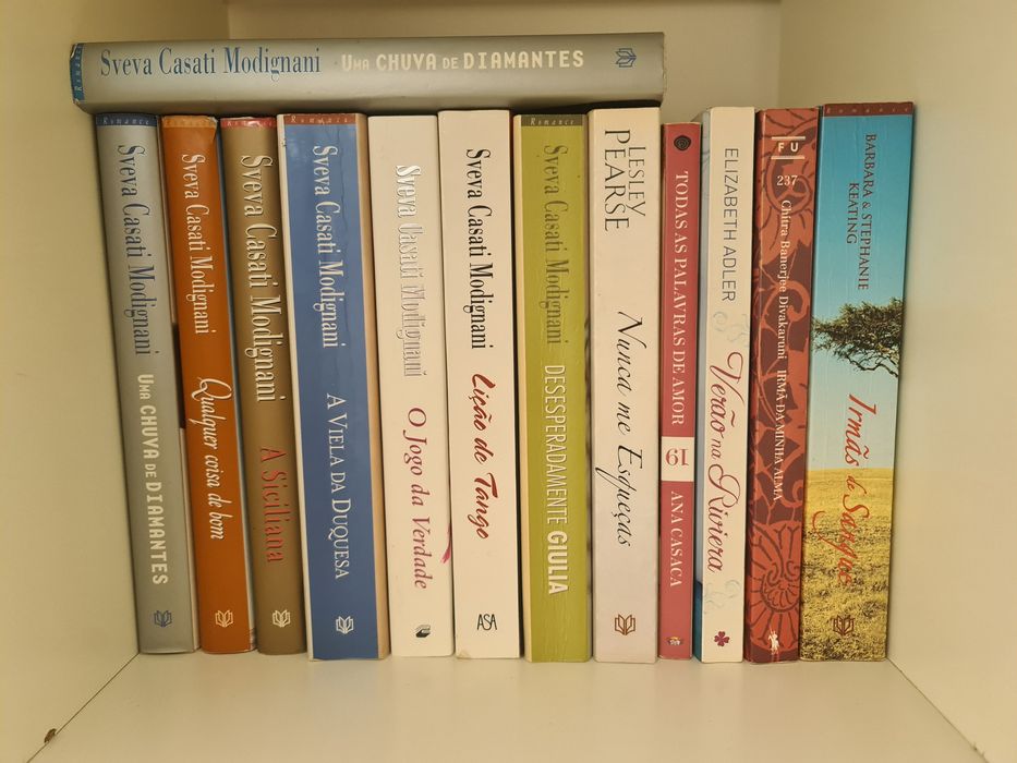 Romances em ótimo estado. Novos ou lidos 1x.
