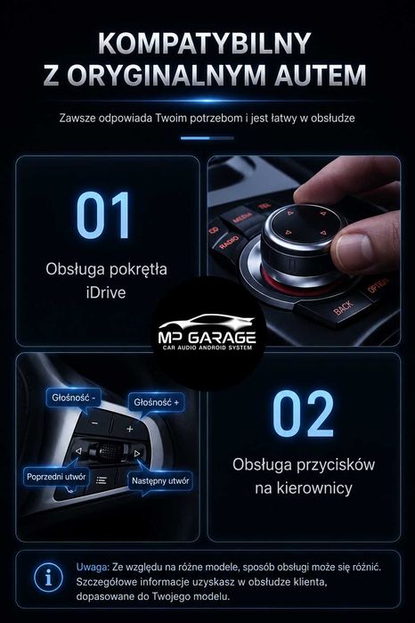 BMW NBT EVO Apple CarPlay Android Auto Moduł Bezprzewodowy Montaż PL