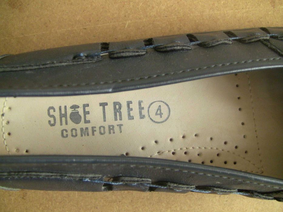 Женские кожаные летние туфли балетки SHOE TREE 37размера
