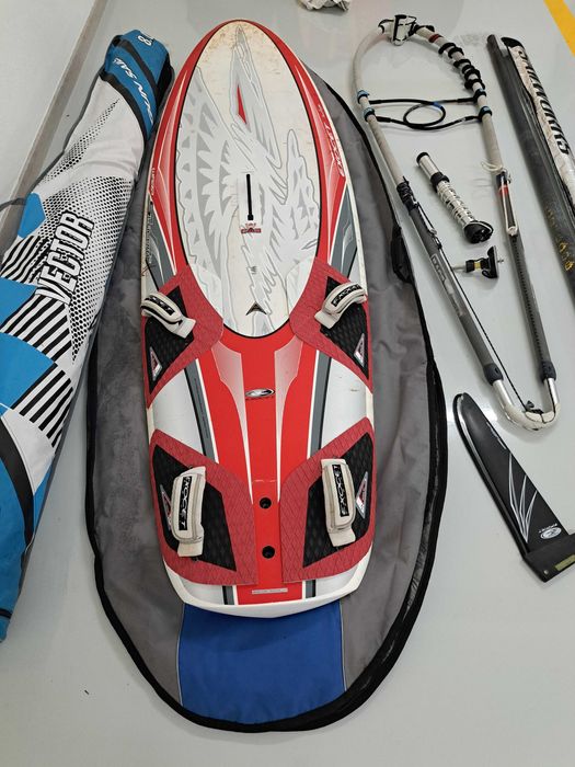 Windsurf Freerace/Slalom kit completo , vela GunSails 8.0