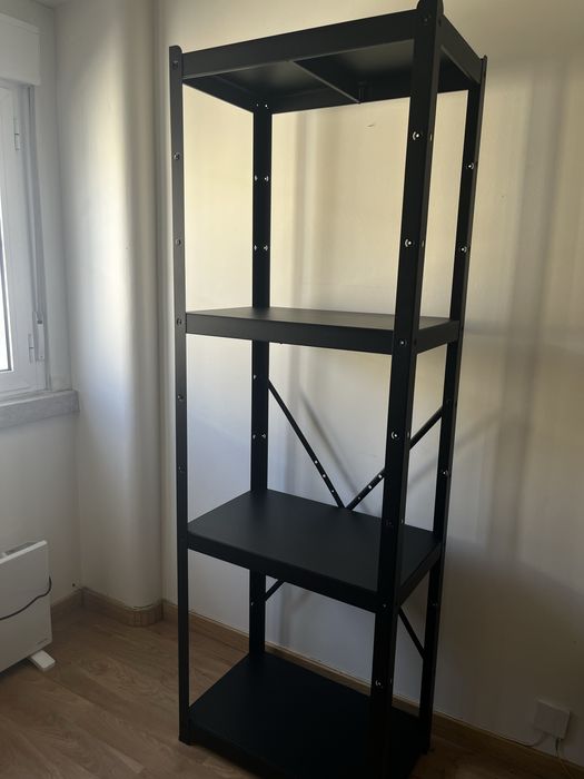 Estante Metálica IKEA BROR Preta - Excelente Estado