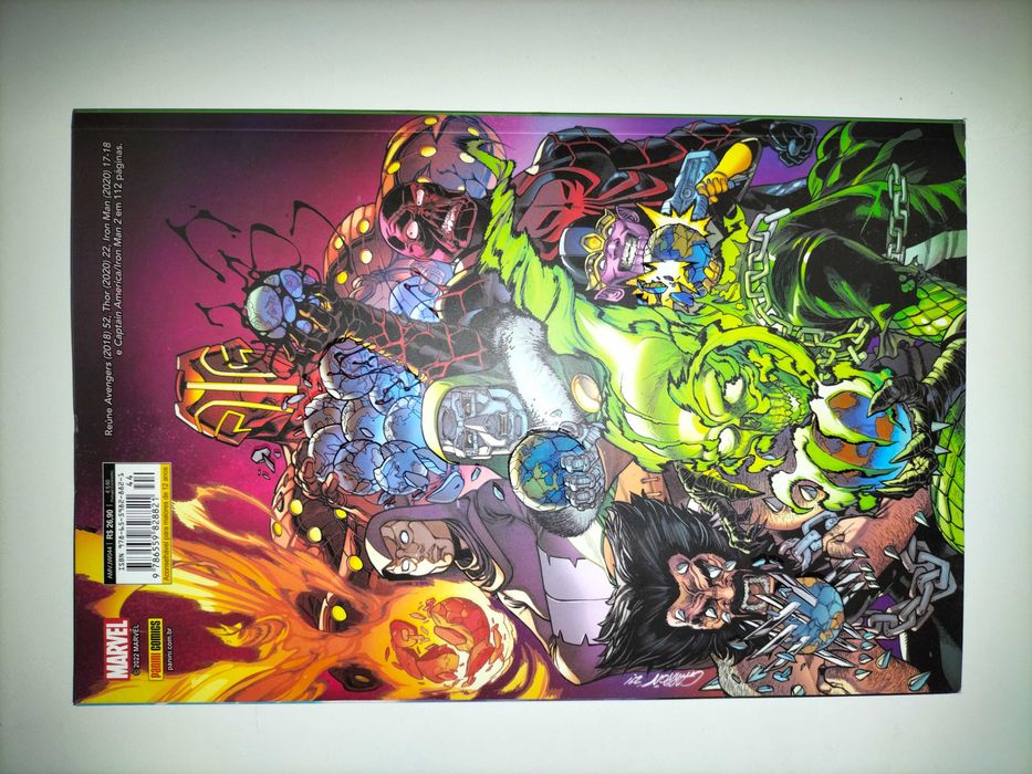 Revistas Marvel, edição 20 anos.                  (Ler descrição]