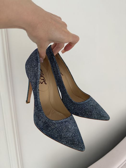 Szpilki Brokatowe Hegos 37