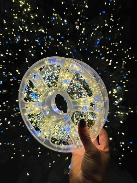 Гірлянда ФЛЕШ Хвойна Лапа Роса LED