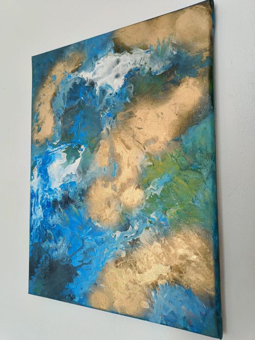 Obraz abstrakcja akryl 30x40cm